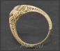 Preview: Solitär Ring 0,63ct Brillant im Antik Design,  585 Gold